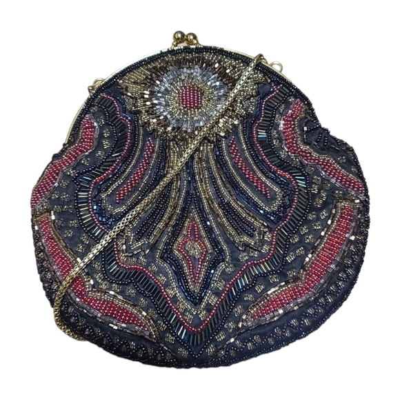 Walborg Handbags - Vintage art deco beaded purse